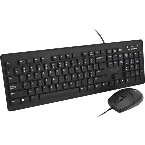 Ensemble clavier et souris lavable, USB, IP68, étanche, anglais, États-Unis