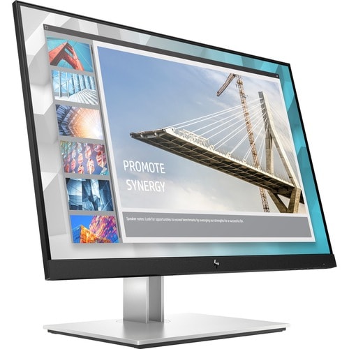 Monitor LCD HP E24i G4 de 24" WUXGA - 16:10 - Negro, Plateado