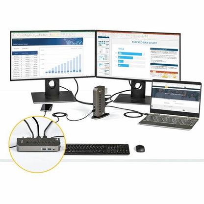 Station d'accueil USB-C et USB-A StarTech.com