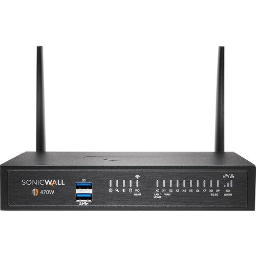 SonicWall TZ470W Network Security/Firewall Appliance - 8 Port - 10/100/1000Base-