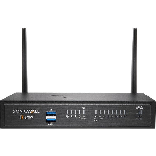 SonicWall TZ270W Network Security/Firewall Appliance - Intrusion Prevention - 8