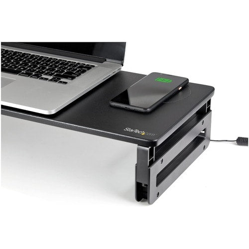 StarTech.com Monitor Riser Stand with Wireless Cha