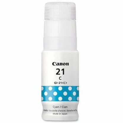 Canon GI-21 Cyan Ink Tank - Inkjet - Cyan - 70 mL - 1 Pack
