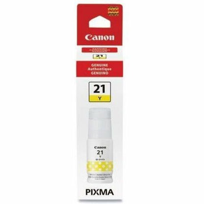 Canon GI-21 Yellow Ink Tank - Inkjet - Yellow - 70 mL - 1 Pa