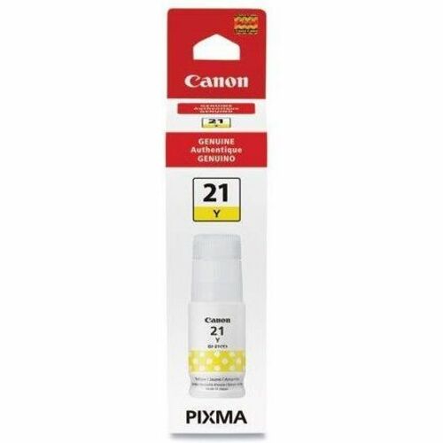 Canon GI-21 Yellow Ink Tank - Inkjet - Yellow - 70 mL - 1 Pa
