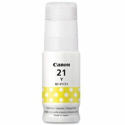 Canon GI-21 Yellow Ink Tank - Inkjet - Yellow - 70 mL - 1 Pa