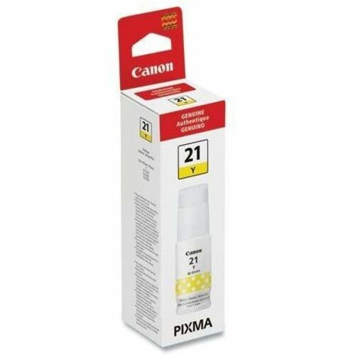 Canon GI-21 Yellow Ink Tank - Inkjet - Yellow - 70 mL - 1 Pa