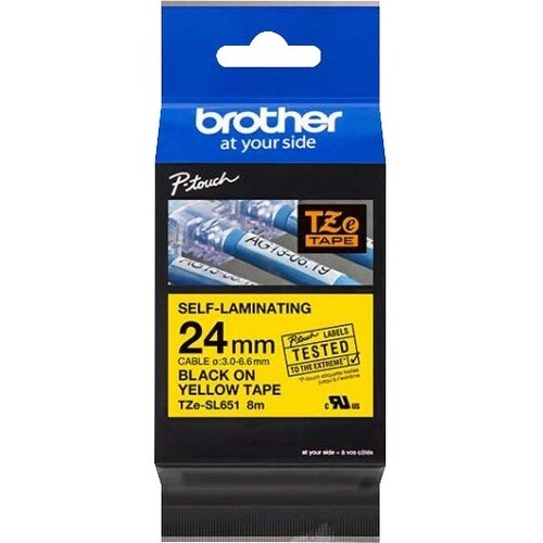 Ruban auto-plastifiant Brother - Largeur 15/16" (24 mm) - Rectan