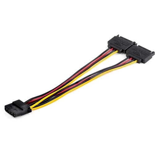 StarTech.com Dual SATA to LP4 Power Doubler Cable Adapter