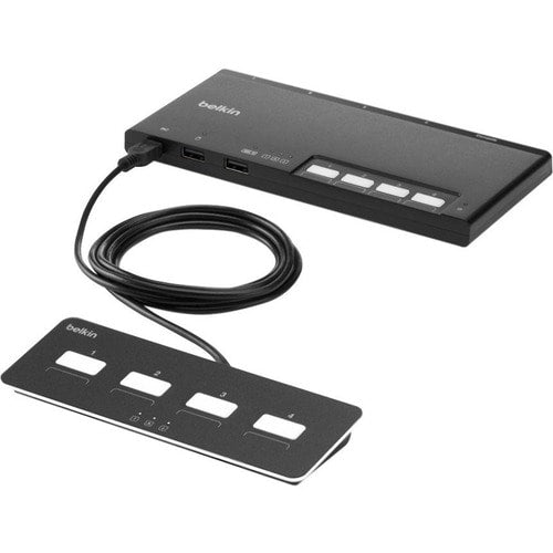 SKVM DVI MODULAIRE 4 PORTS 1 TÊTE AVEC TÉLÉCOMMANDE PP4.0 MULTI 1