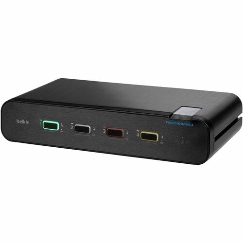 4 puertos, 2 cabezales, DP/HDMI, conector universal SKVM con CAC PP4.0, multipuerto 1