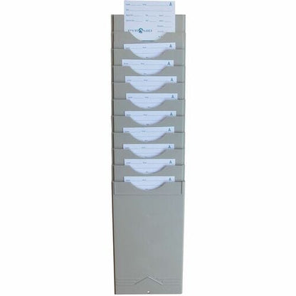 Pyramid 400-10 10 Pocket Time Card Rack - 10 Pocket(s) - 16\" (406.40 mm) Height
