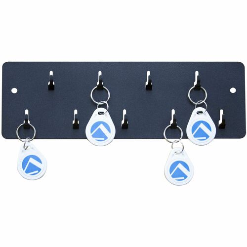 Porte-clés pyramidal - 9 crochets - 80,77 mm (3,18 po) de hauteur x 254 mm (10 po) de largeur - fo