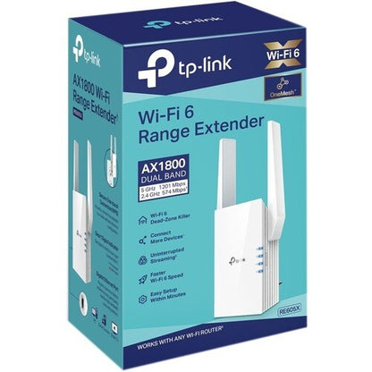 Tp Link TP-Link RE605X 802.11ax 1.76 Gbit/s Wireless Range Extender
