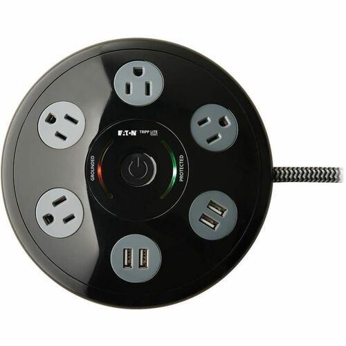 Tripp Lite by Eaton TLP406USBUFO 4-Outlet Surge Suppressor/Protector -