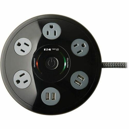 Tripp Lite by Eaton TLP406USBUFO 4-Outlet Surge Suppressor/Protector -