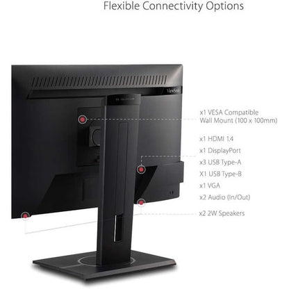 Moniteur LED Full HD ViewSonic Graphic VG2440 24 pouces - 16:9 - Noir