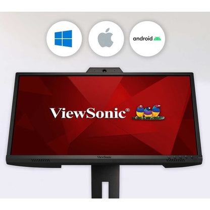 Moniteur LED Full HD ViewSonic Graphic VG2440V 24 pouces avec webcam - 16:9 - Noir