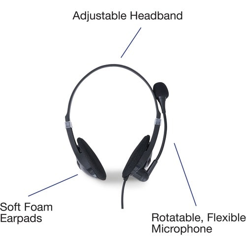 Verbatim Stereo Headset with Microphone and In