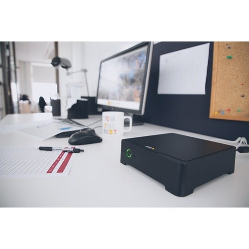 Grabadora compacta AXIS S3008 con conmutador integrado para vigilancia UHD
