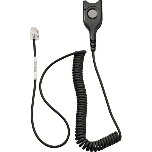 EPOS Standard Bottom Cable, ED to RJ9 CSTD 08 - Easy Disconnect/RJ-9 P