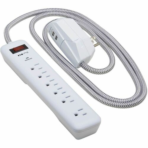 Parasurtenseur 7 prises Tripp Lite par Eaton Protect It! TLP616USB