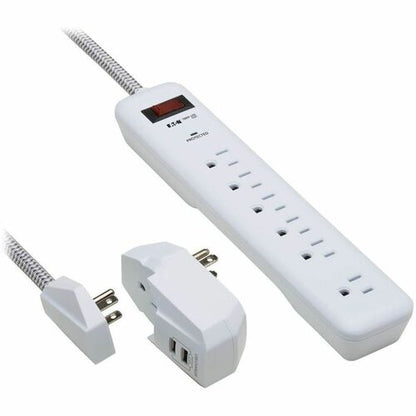 Parasurtenseur 7 prises Tripp Lite par Eaton Protect It! TLP616USB