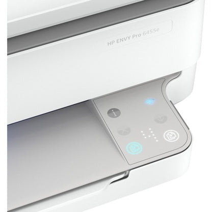 Impresora multifunción DeskJet 6455E, transparente, de sobremesa, con alimentador automático de documentos (ADF), USB, 4800 x 1200, 256 MB, 10/7 ppm