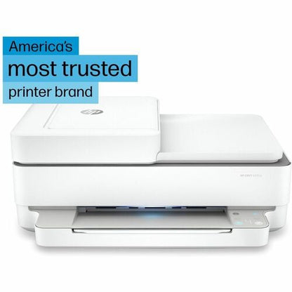 Impresora multifunción DeskJet 6455E, transparente, de sobremesa, con alimentador automático de documentos (ADF), USB, 4800 x 1200, 256 MB, 10/7 ppm