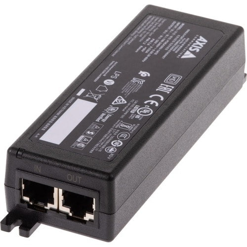 Injecteur intermédiaire AXIS 30 W - Entrée 120 V CA, 230 V CA - 1 port d'entrée 10/100/1000Base-T (