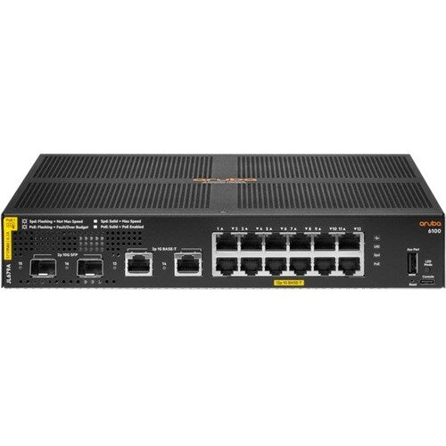 ARUBA 6100 12G CL4 2SFP+ 139W SWCH PDU PL WB