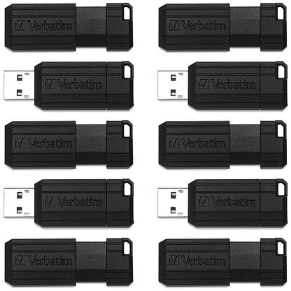 64GB PINSTRIPE USB FLASH DRIVE MULTI 10
