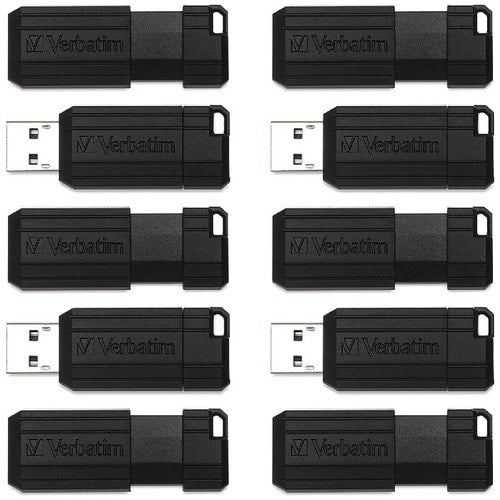 64GB PINSTRIPE USB FLASH DRIVE MULTI 10
