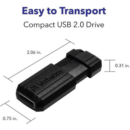 64GB PINSTRIPE USB FLASH DRIVE MULTI 10