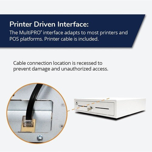 apg Entry Level Point of Sale Cash Drawer | Arlo Series EKDS320-1-W410-A21 - USD