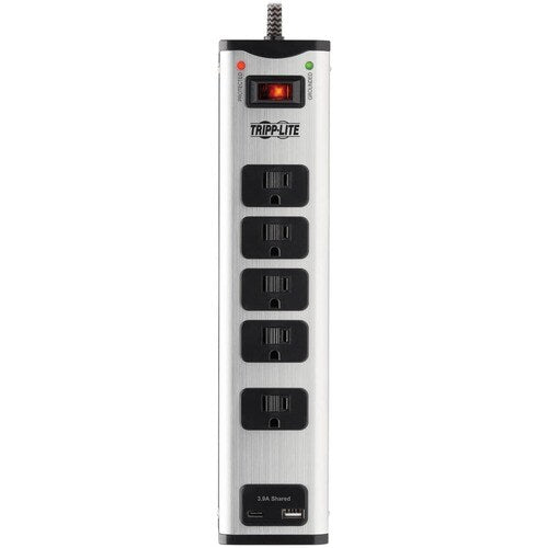 Tripp Lite by Eaton Protect It! TLM506USBC 5-Outlet Surge Suppressor/P