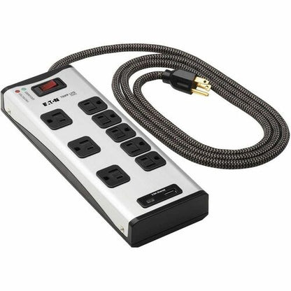 Supresor de sobretensiones de 8 tomacorrientes TLM88USBC de Tripp Lite by Eaton Protect It!