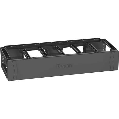 Panduit PatchRunner™2 Horizontal Single Sided Manager, 2RU, Black  - M