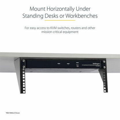 StarTech.com 5U Vertical Wall Mount Rack, 19" Wall Mounting Bracket, O