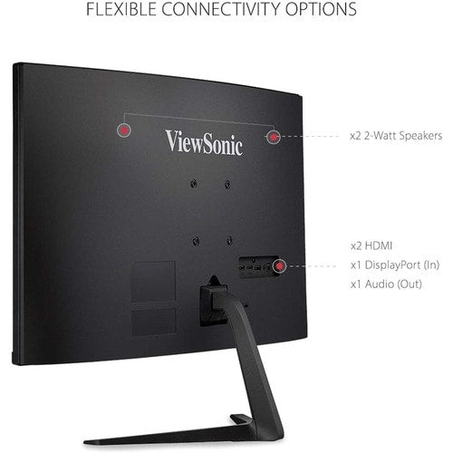 Moniteur LED incurvé WQHD ViewSonic OMNI VX2718-2KPC-MHD de 27 pouces