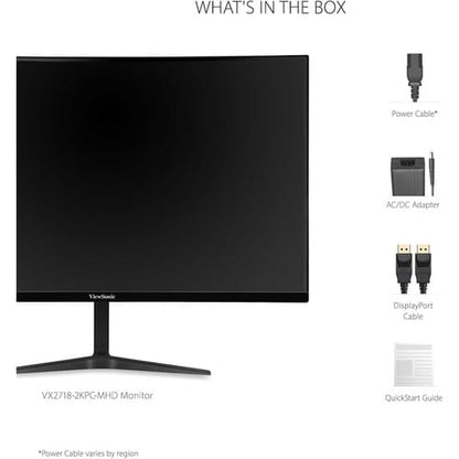 Moniteur LED incurvé WQHD ViewSonic OMNI VX2718-2KPC-MHD de 27 pouces
