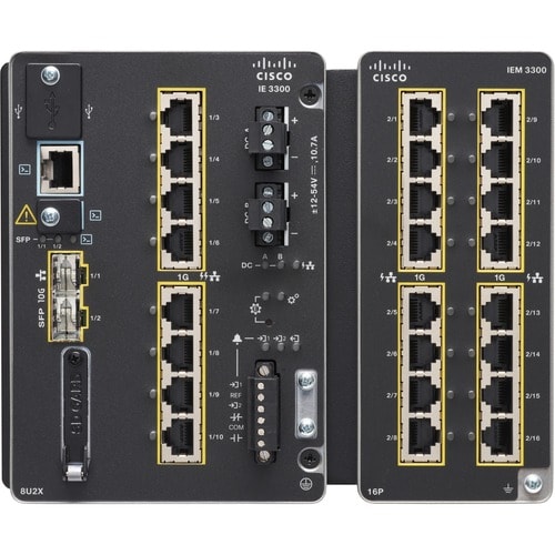 CATALYST IE3300 W/ 8 GE COPPER 4PPOE  2 10G SFP MOD NE