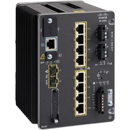 CATALYST IE3300 W/ 8 GE COPPER 4PPOE  2 10G SFP MOD NE