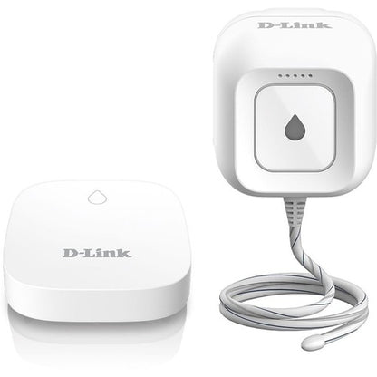 Kit de détection de fuite d'eau Wi-Fi intelligent pour toute la maison D-Link - Blanc