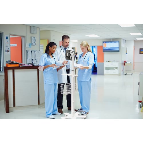 CTA Digital Medical Mobile Floor Stand with VESA T