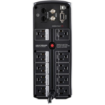 Cyber Power CyberPower AVR CP1200AVR 1200VA UPS - 1200VA/720W - 12 Min