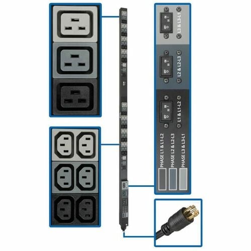 Tripp Lite by Eaton PDU3V6L2130 48-Outlets PDU - Basic - NEMA L21-30P
