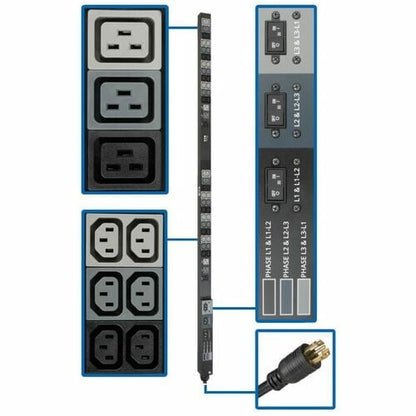 Tripp Lite by Eaton PDU3V6L2130 48-Outlets PDU - Basic - NEMA L21-30P