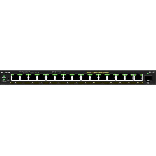CONMUTADOR POE+ GIGABIT PLUS DE 16 PUERTOS