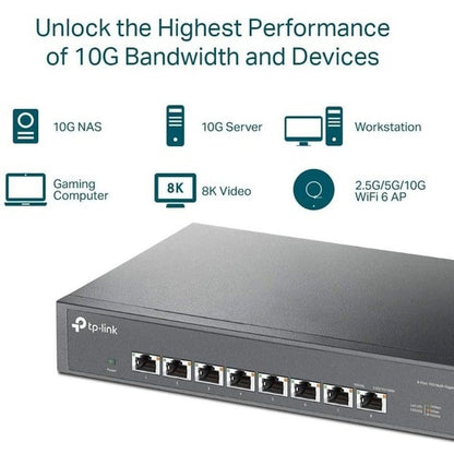 8PORT 10G DESKTOP/RACKMOUNT SWITCH